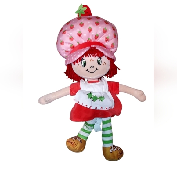 Strawberry Shortcake Plush Pillow Buddy - Super Soft Stuffed Character Pillow - Picture 1 of 4